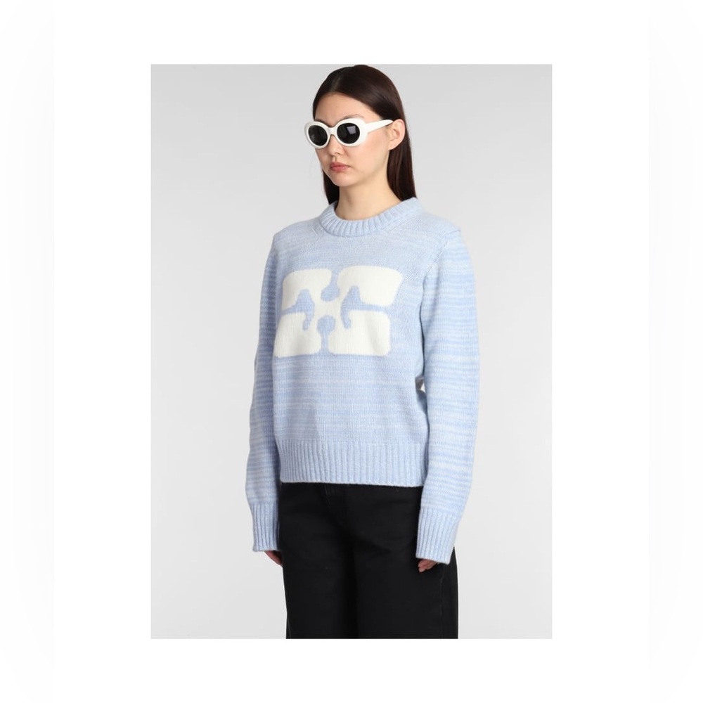 NWT- Ganni Sweater Light Blue